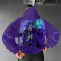 Unisex Anime Graphic Streetwear Vintage Plush Hoodie | WH40K