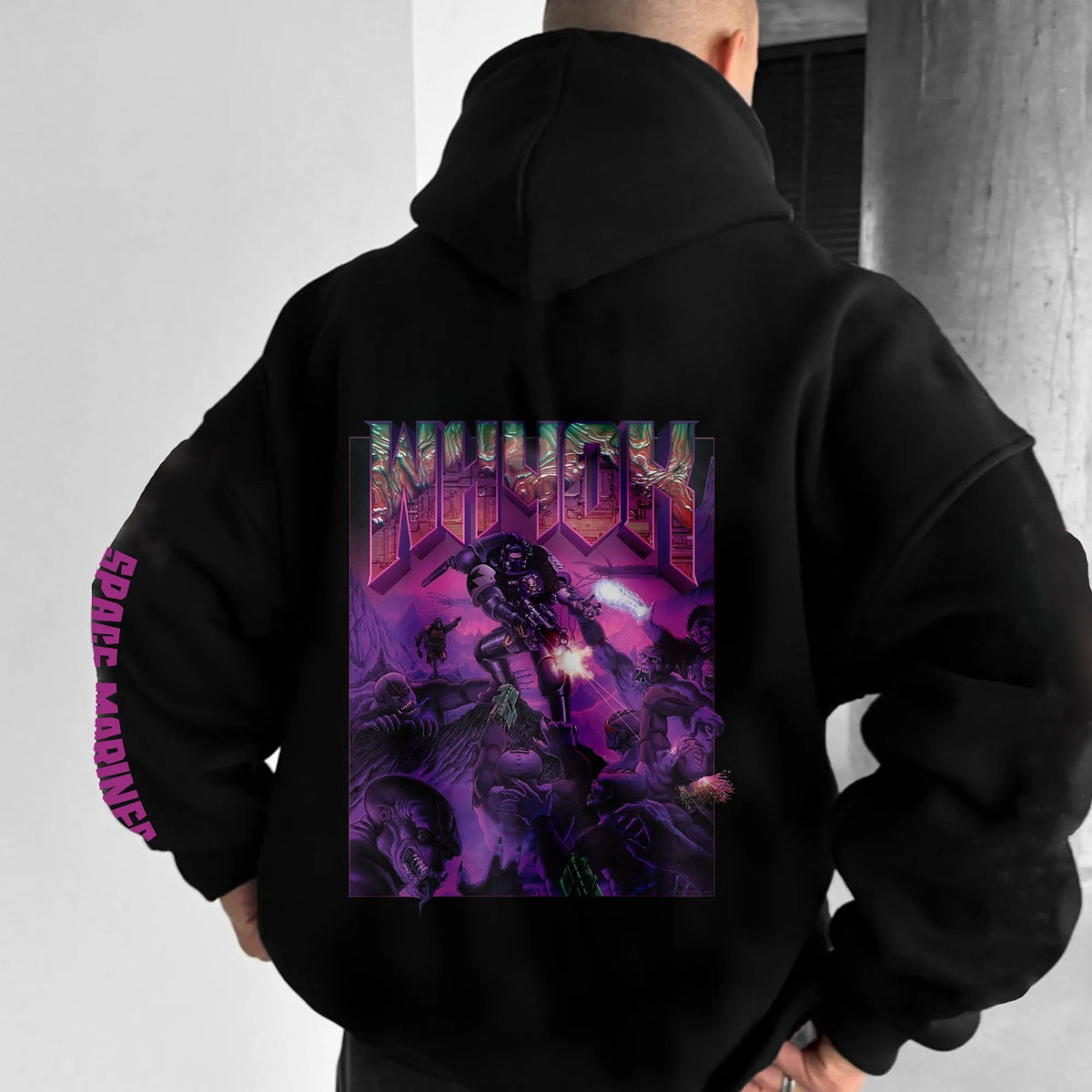 WH40K Game  Streetwear Vintage Plush Hoodie
