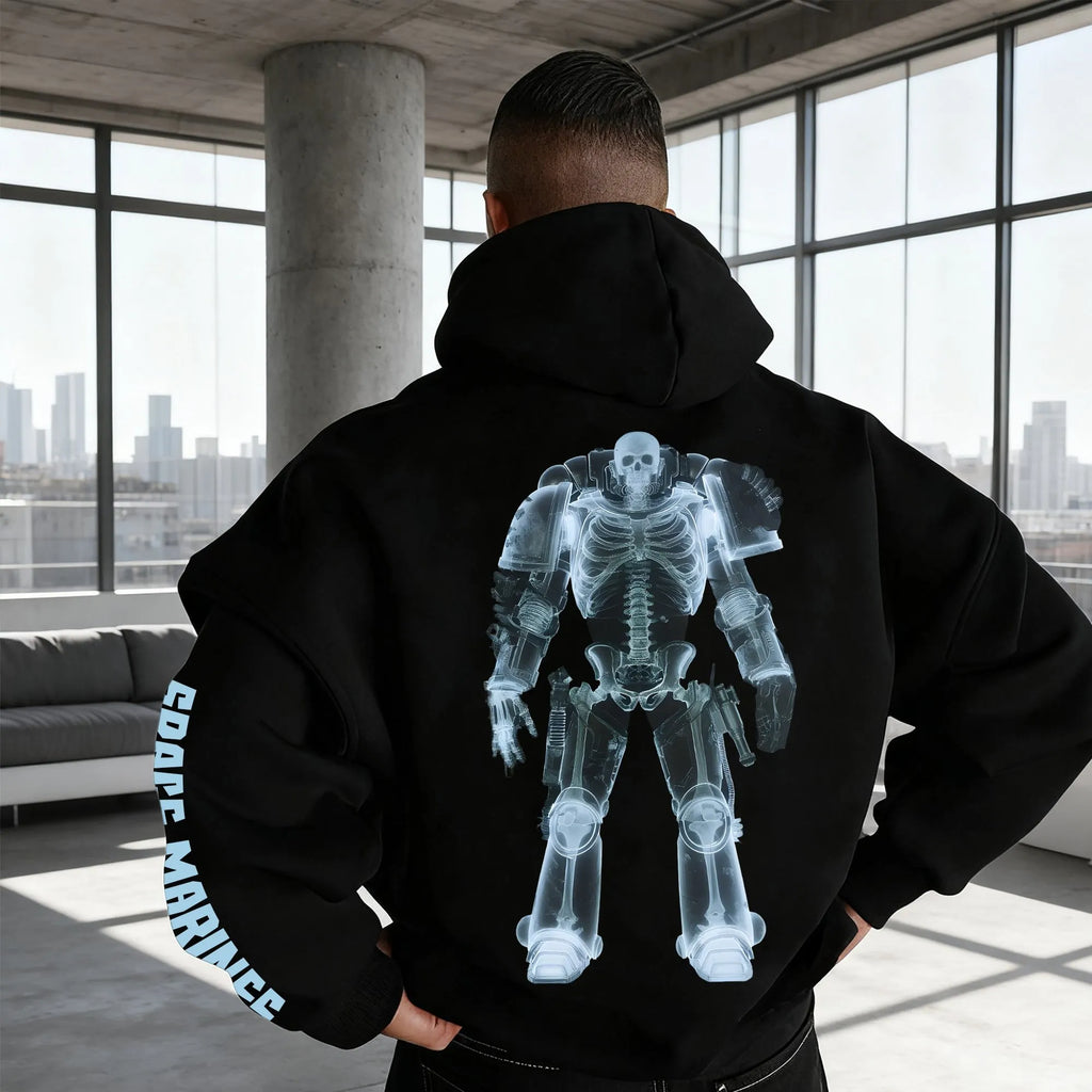 WH40K Game  Streetwear Vintage Plush Hoodie