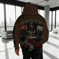WH40K Game  Streetwear Vintage Plush Hoodie