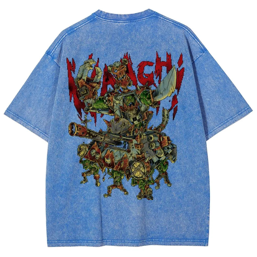 Orks-Unisex Fit Washed T-Shirt丨WH40K