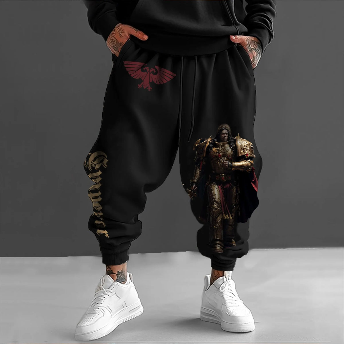 Emperor Of Mankind of WH40K  Art  Casual Streetwear Pants