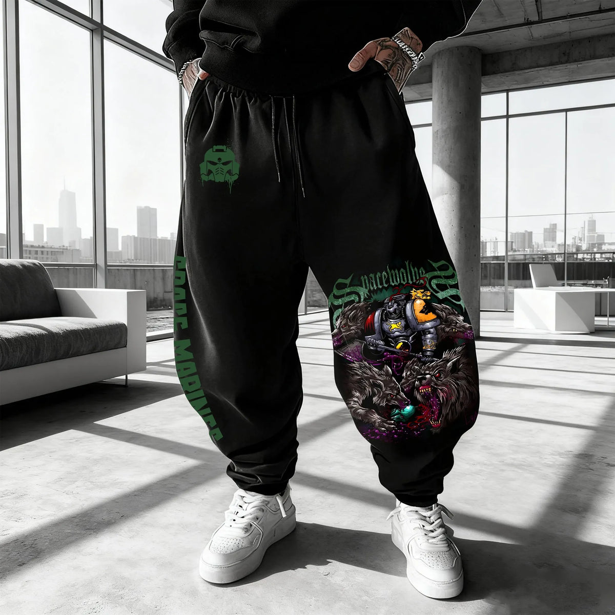 WH40K Game Casual Streetwear Pants