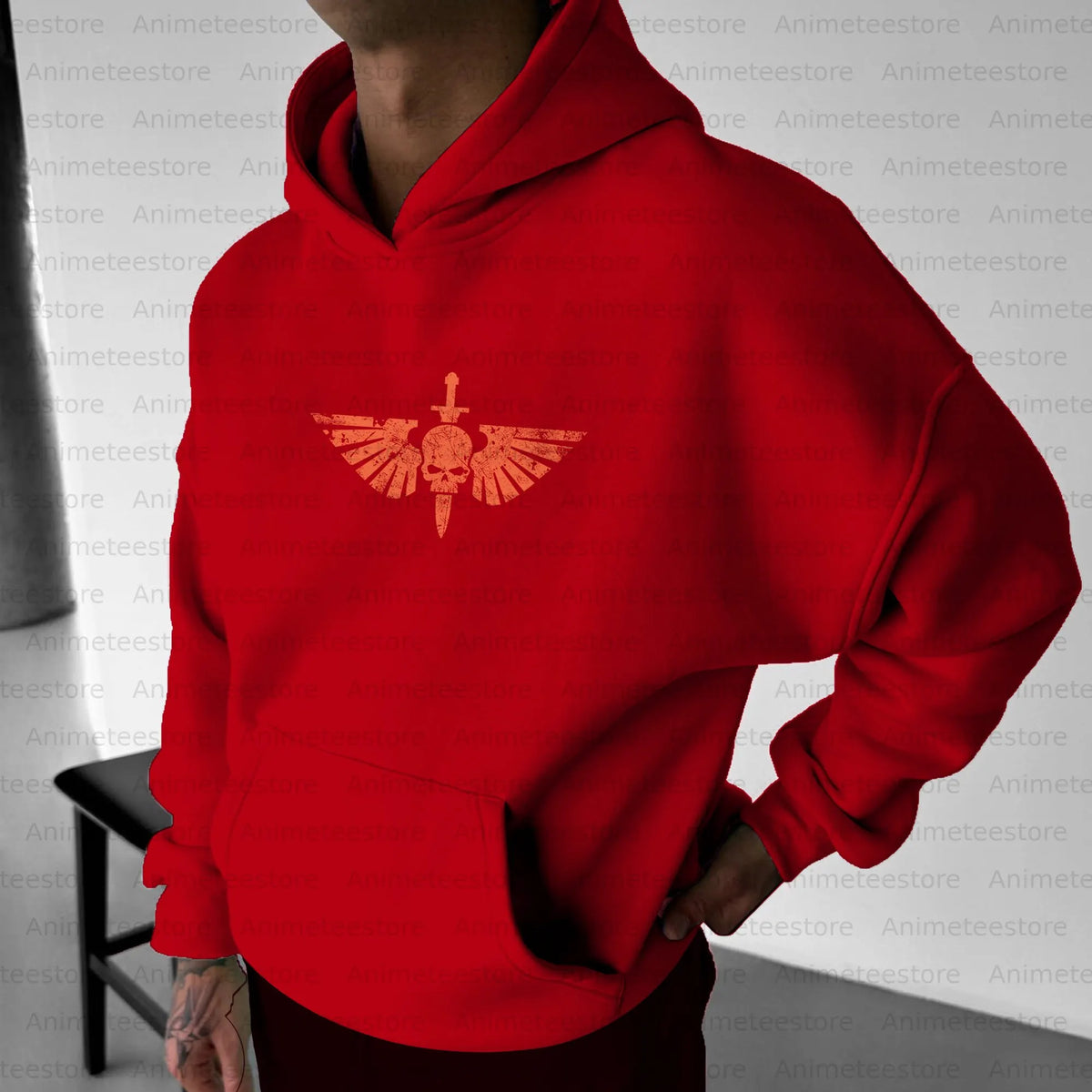 WH40K Game  Streetwear Vintage Plush Hoodie