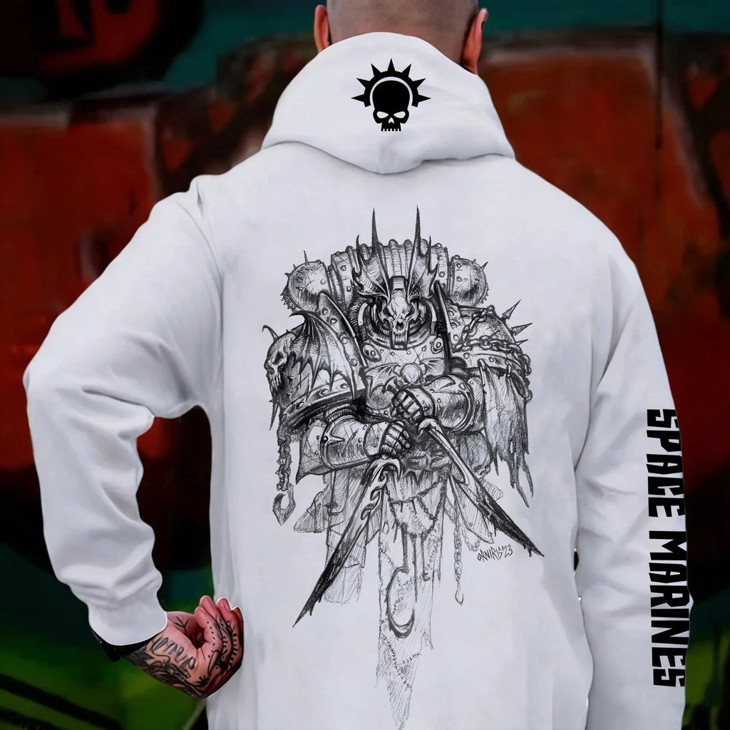 WH40K Game  Streetwear Vintage Plush Hoodie