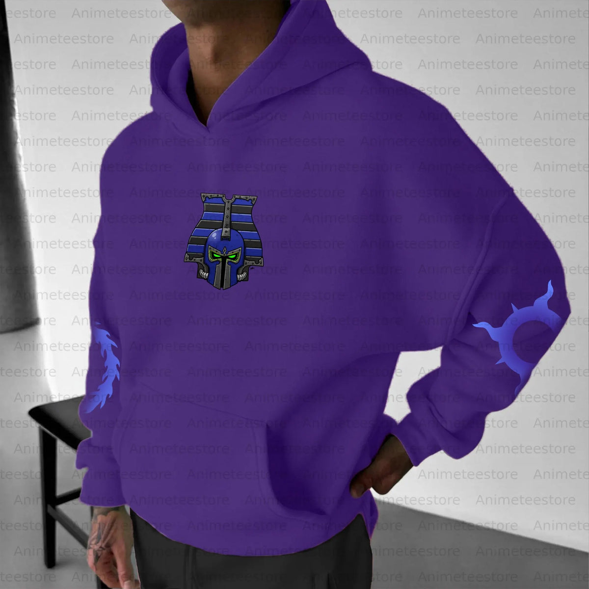 Unisex Anime Graphic Streetwear Vintage Plush Hoodie | WH40K