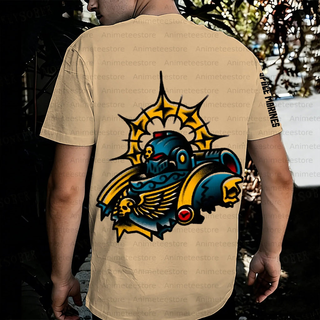 Unisex Anime Inspired Vintage T-Shirt| WH40K