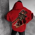 Unisex Anime Graphic Streetwear Vintage Plush Hoodie | WH40K