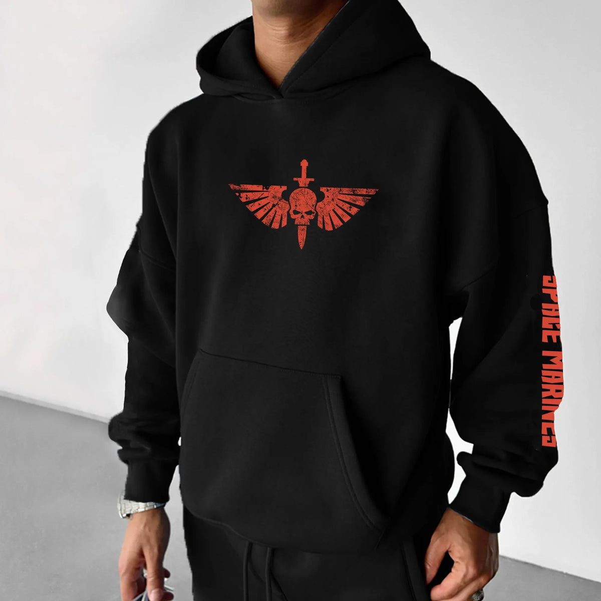 WH40K Game  Streetwear Vintage Plush Hoodie