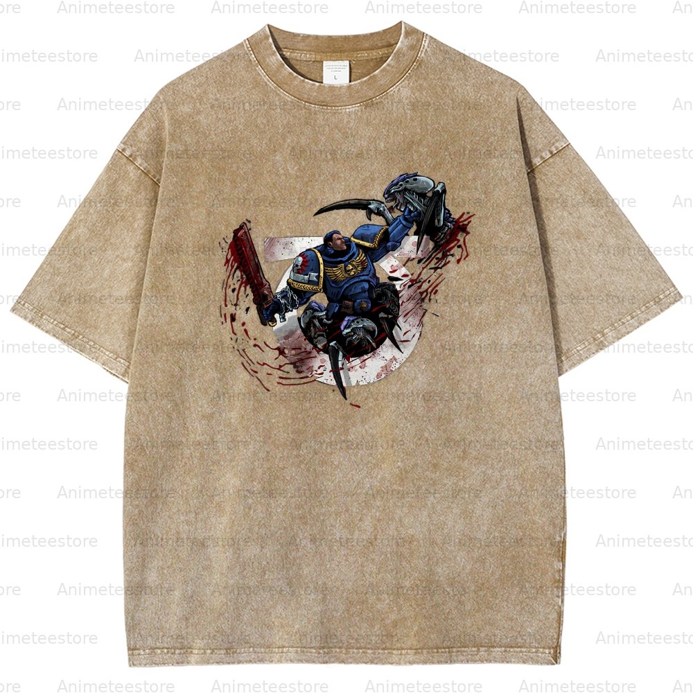 Unisex Fit Washed T-Shirt 丨WH40K