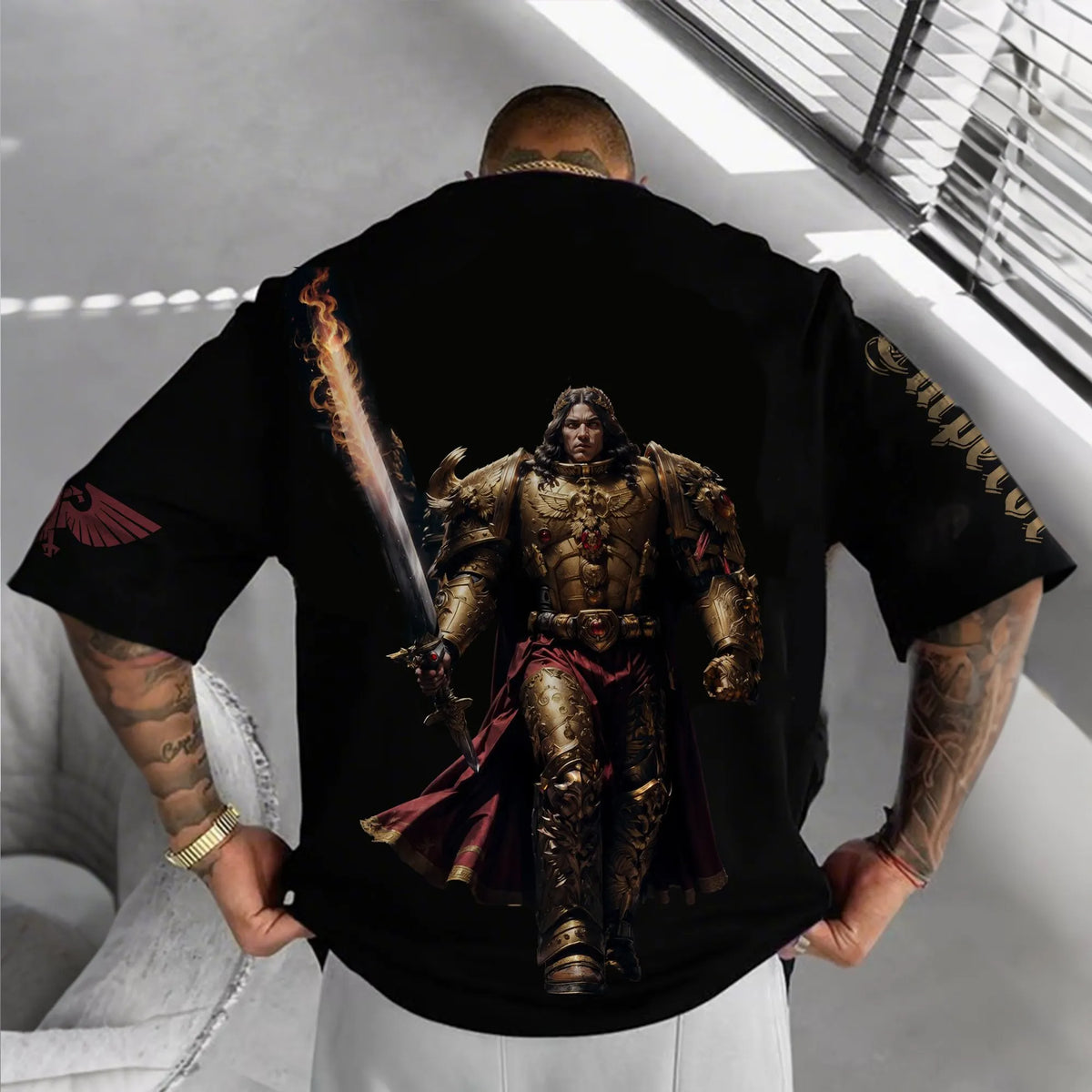 Emperor Of Mankind of WH40K  Art Inspired Vintage T-Shirt