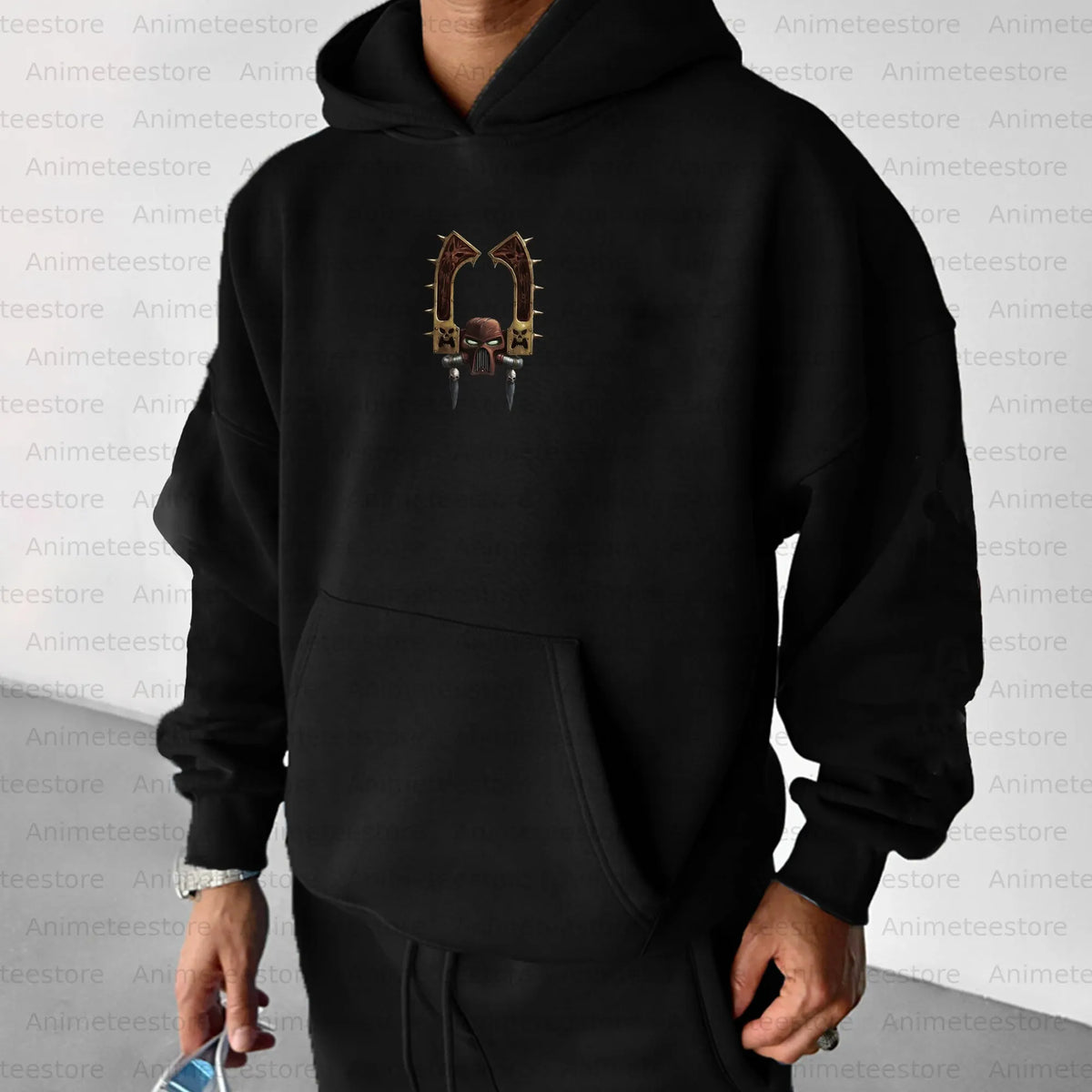 Khârn the Betrayer-WH40K Game  Streetwear Vintage Hoodie-Khorne