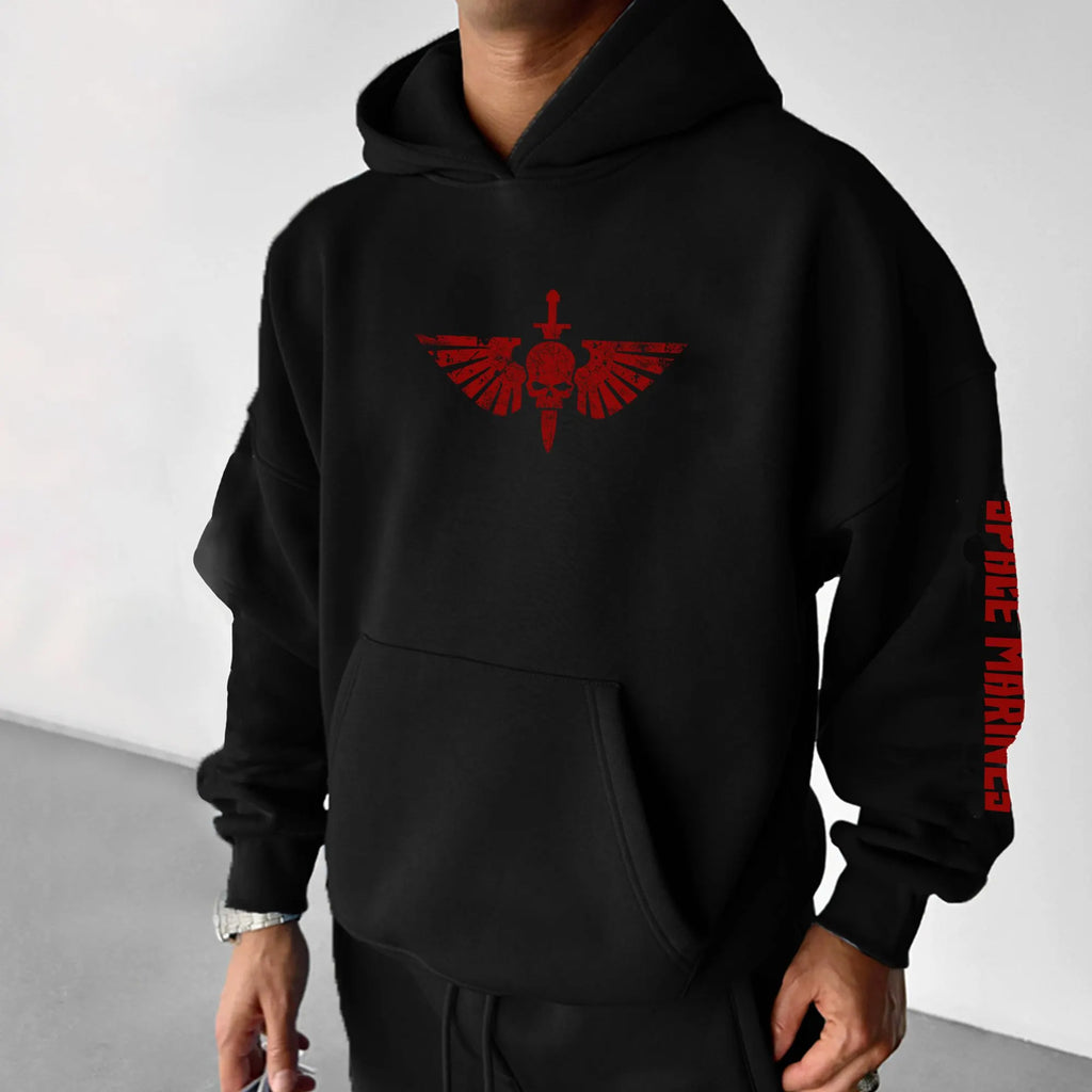 WH40K Game  Streetwear Vintage Plush Hoodie