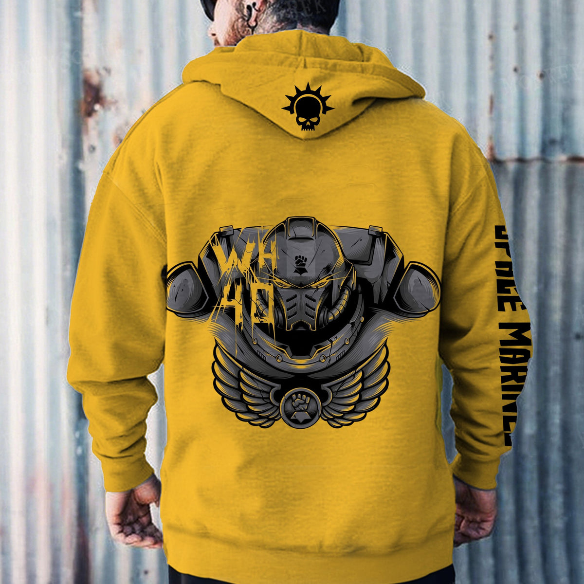 WH40K Game  Streetwear Vintage Plush Hoodie