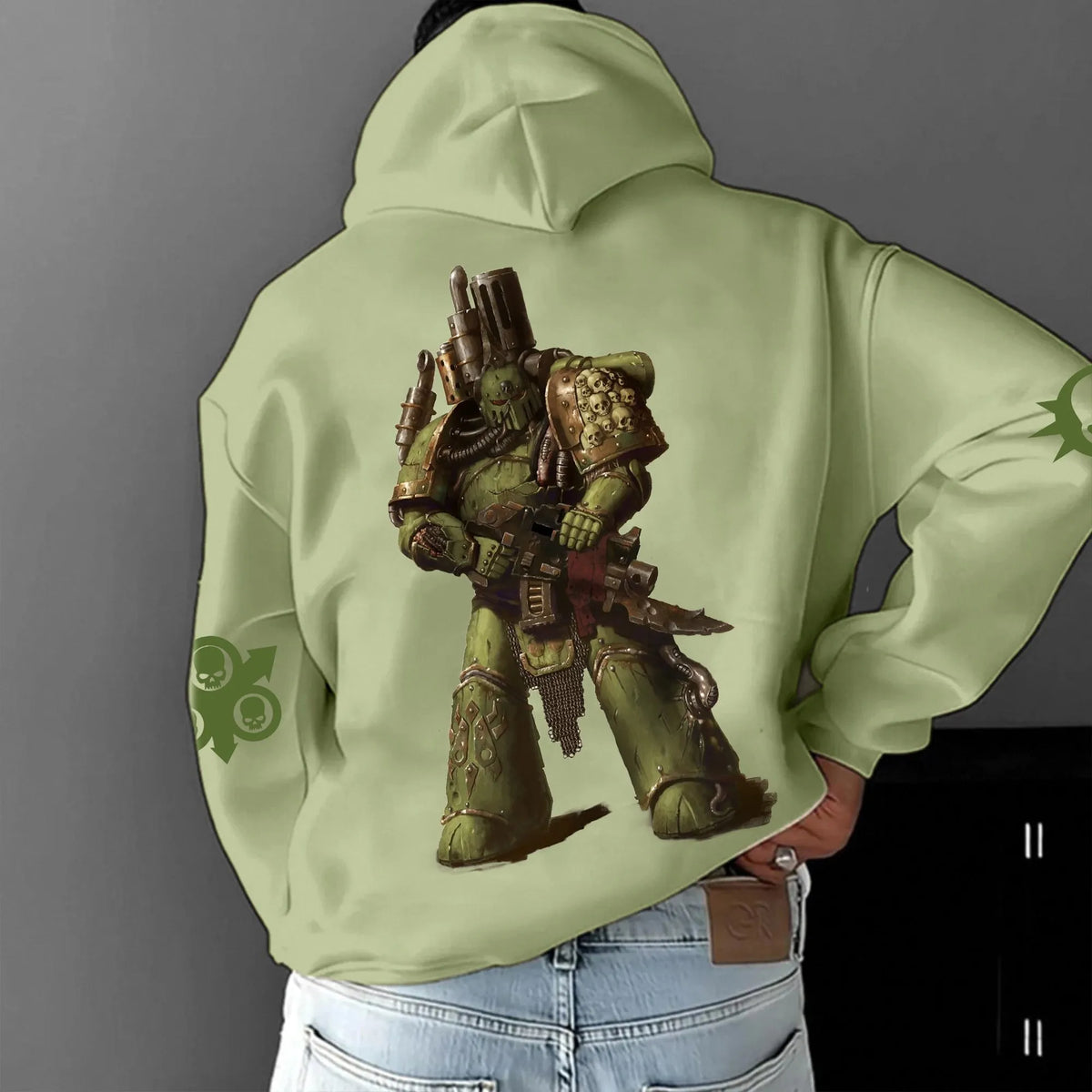 Death Guard Graphic Streetwear Vintage Hoodie| WH40K