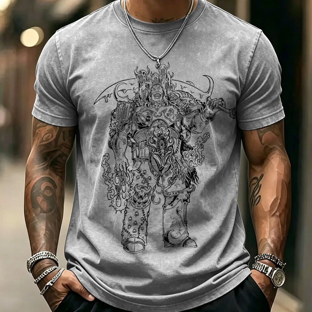 WH40K-Unisex Anime Inspired Vintage Washed T-Shirt