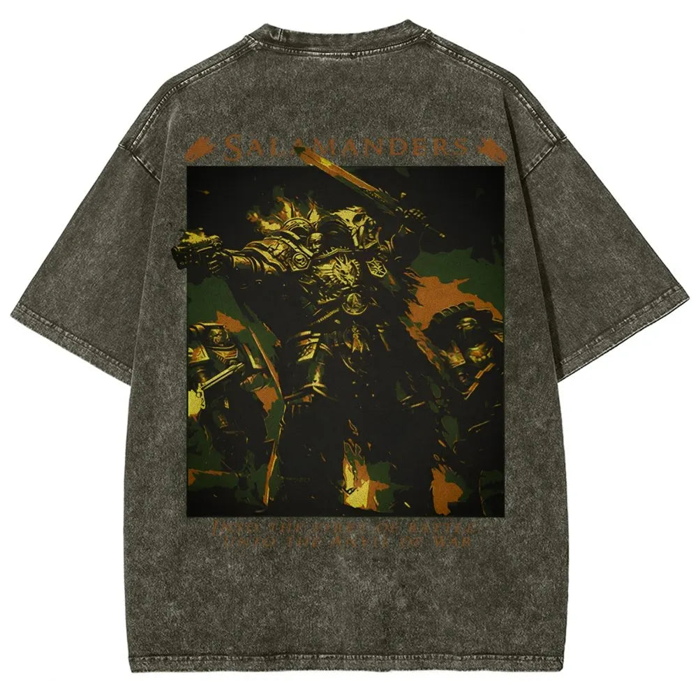 Unisex Fit Washed T-Shirt 丨WH40K