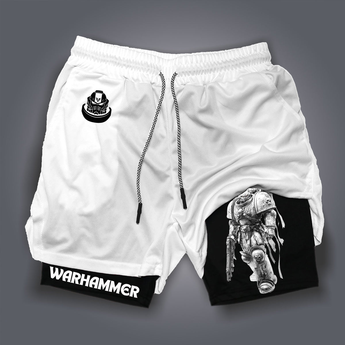 Space Marine of WH40K Art Casual Streetwear Shorts