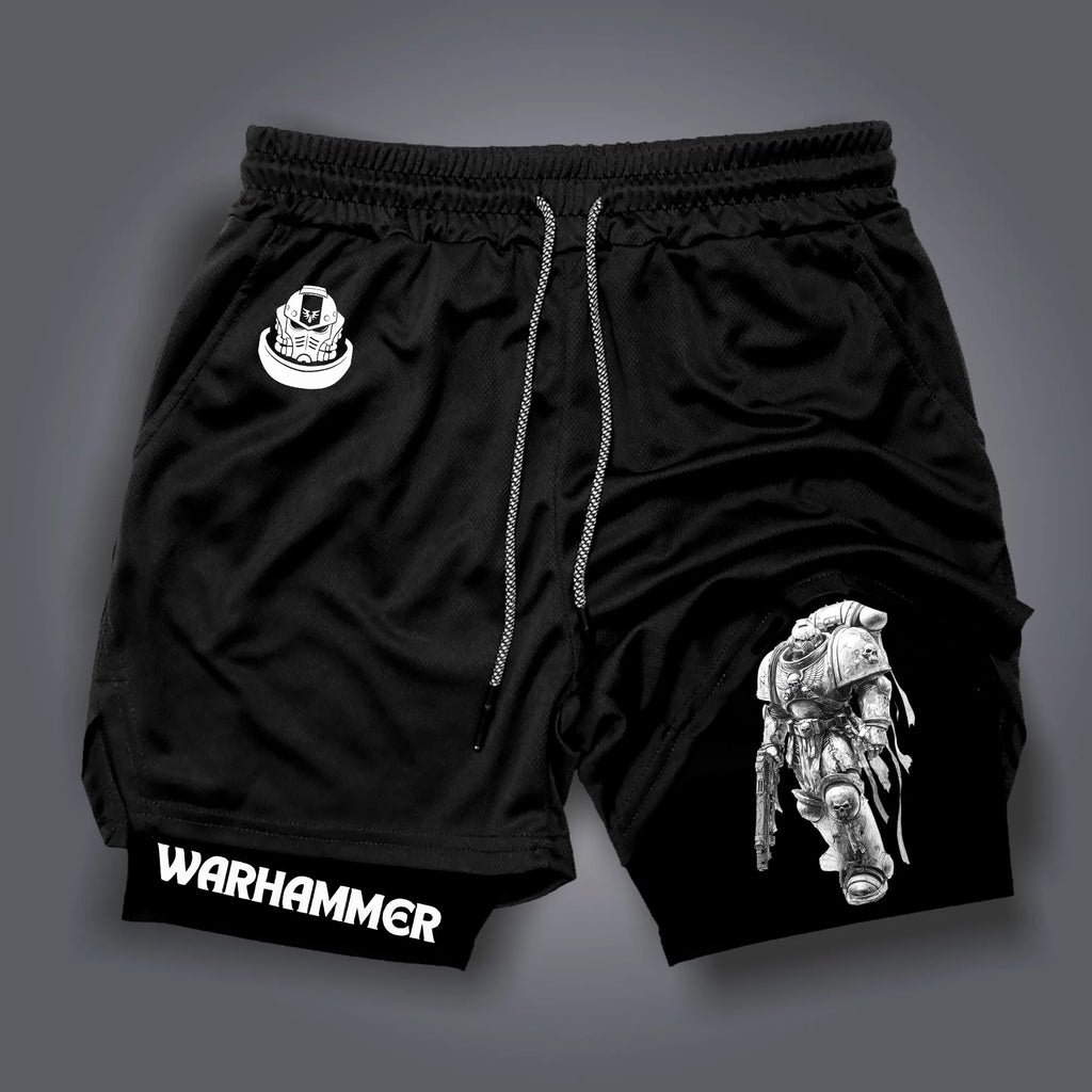 Space Marine of WH40K Art Casual Streetwear Shorts