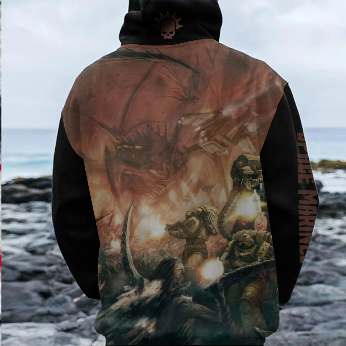 WH40K Game  Streetwear Vintage Plush Hoodie