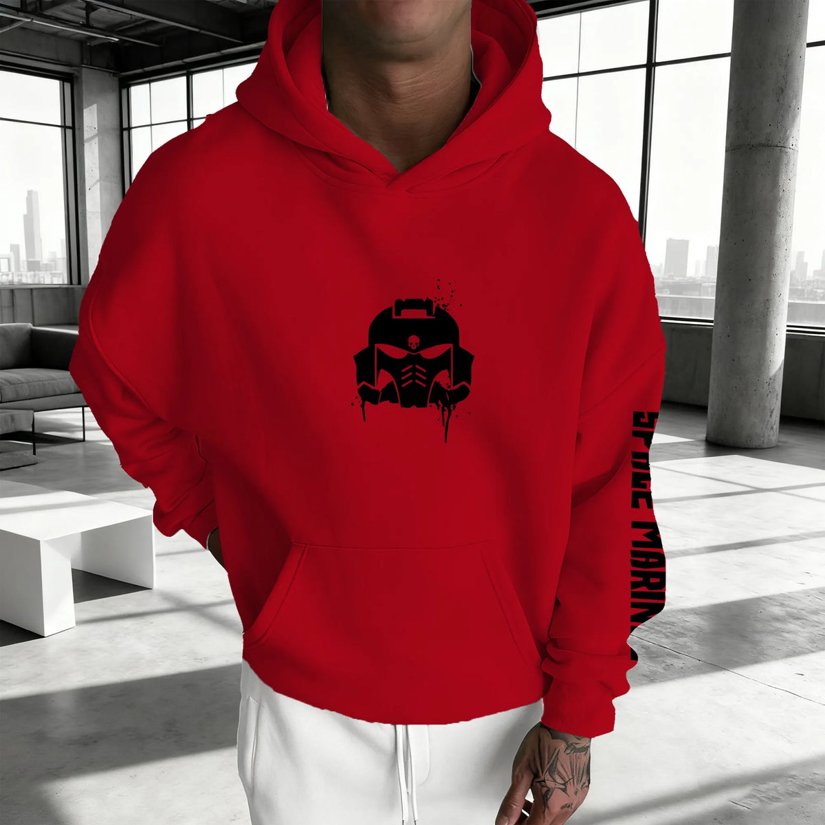 WH40K Game  Streetwear Vintage Plush Hoodie