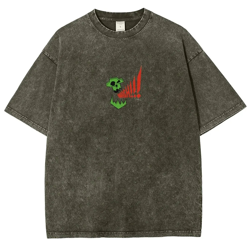 Orks-Unisex Fit Washed T-Shirt丨WH40K