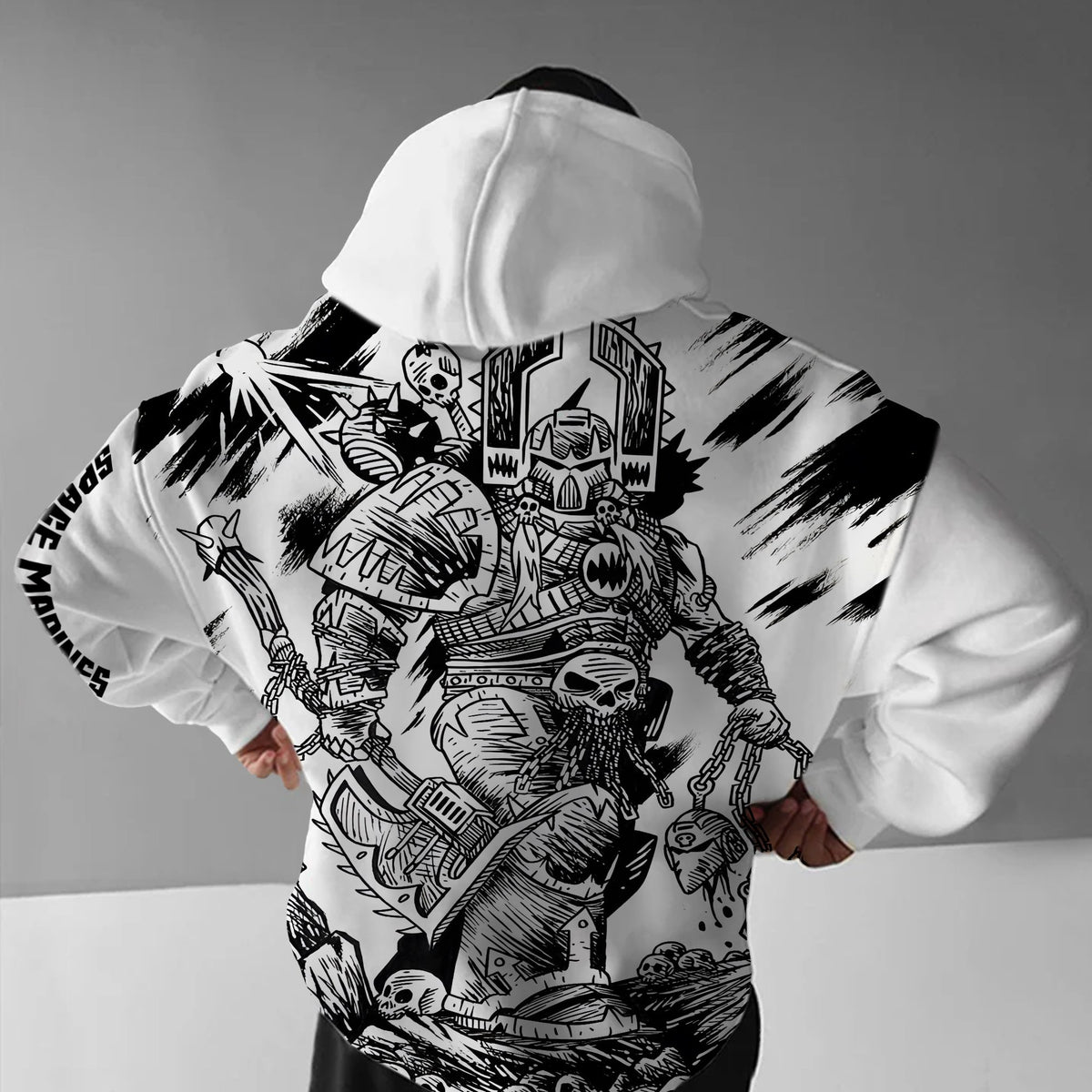 WH40K Game  Streetwear Vintage Plush Hoodie