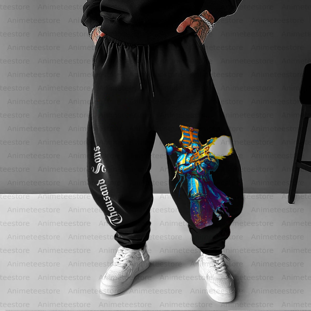 Unisex Anime Inspired Vintage Pants| WH40K