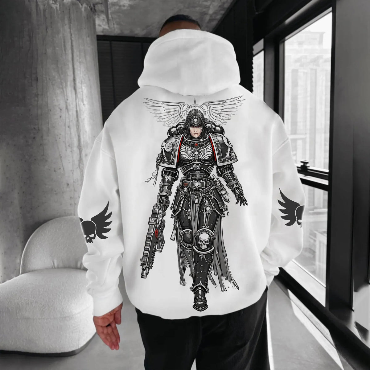 Unisex Anime Graphic Streetwear Vintage Hoodie| WH40K