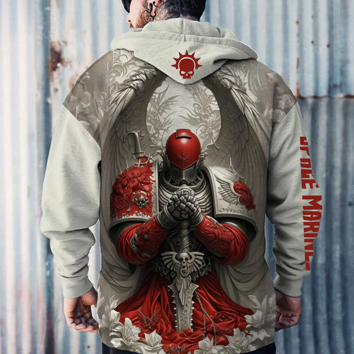 WH40K Game  Streetwear Vintage Plush Hoodie