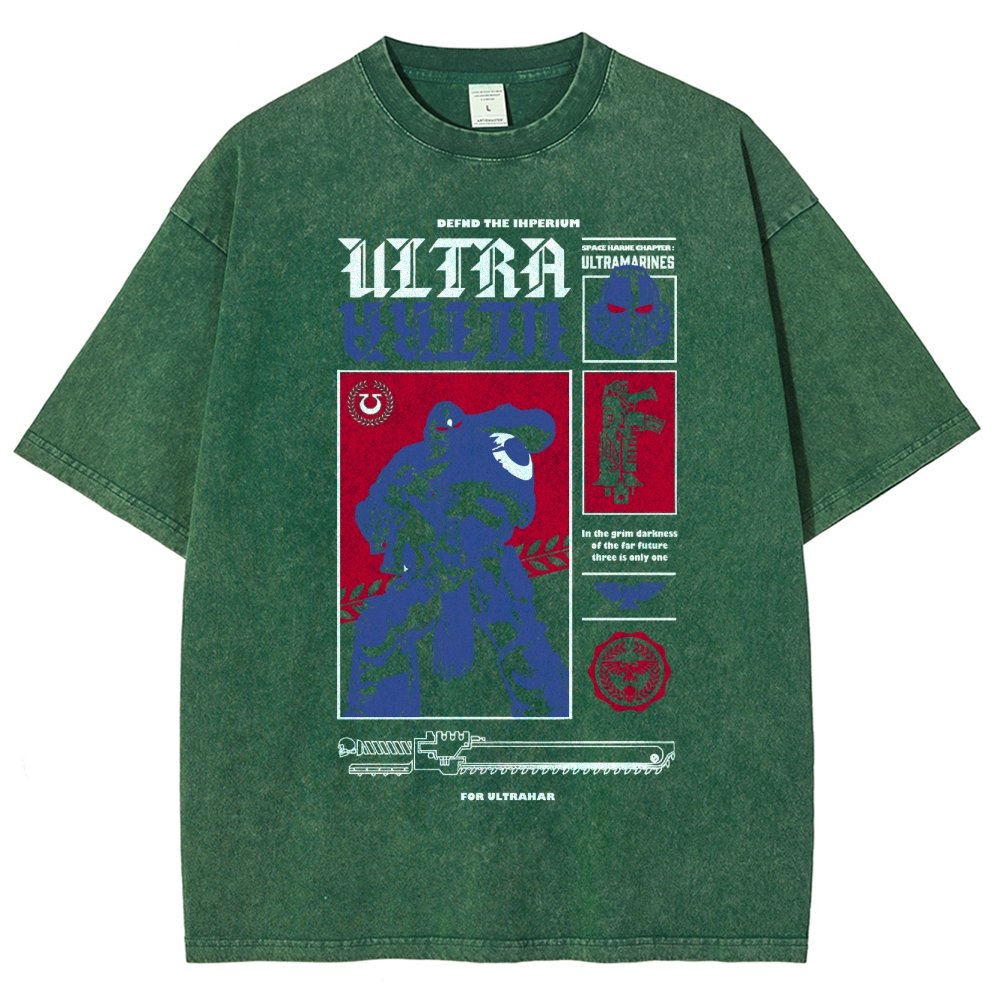 Unisex Fit Washed T-Shirt 丨WH40K