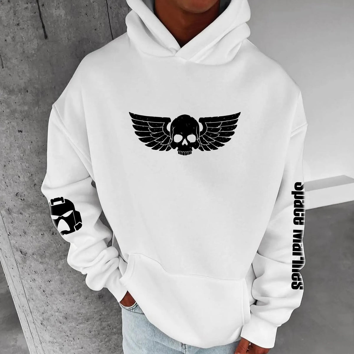Unisex Anime Graphic Streetwear Vintage Hoodie | WH40K