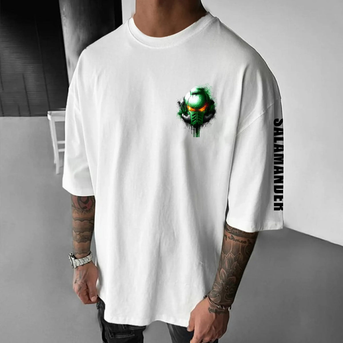 Salamanders-Unisex "  WH40K" Game Inspired Vintage T-Shirt