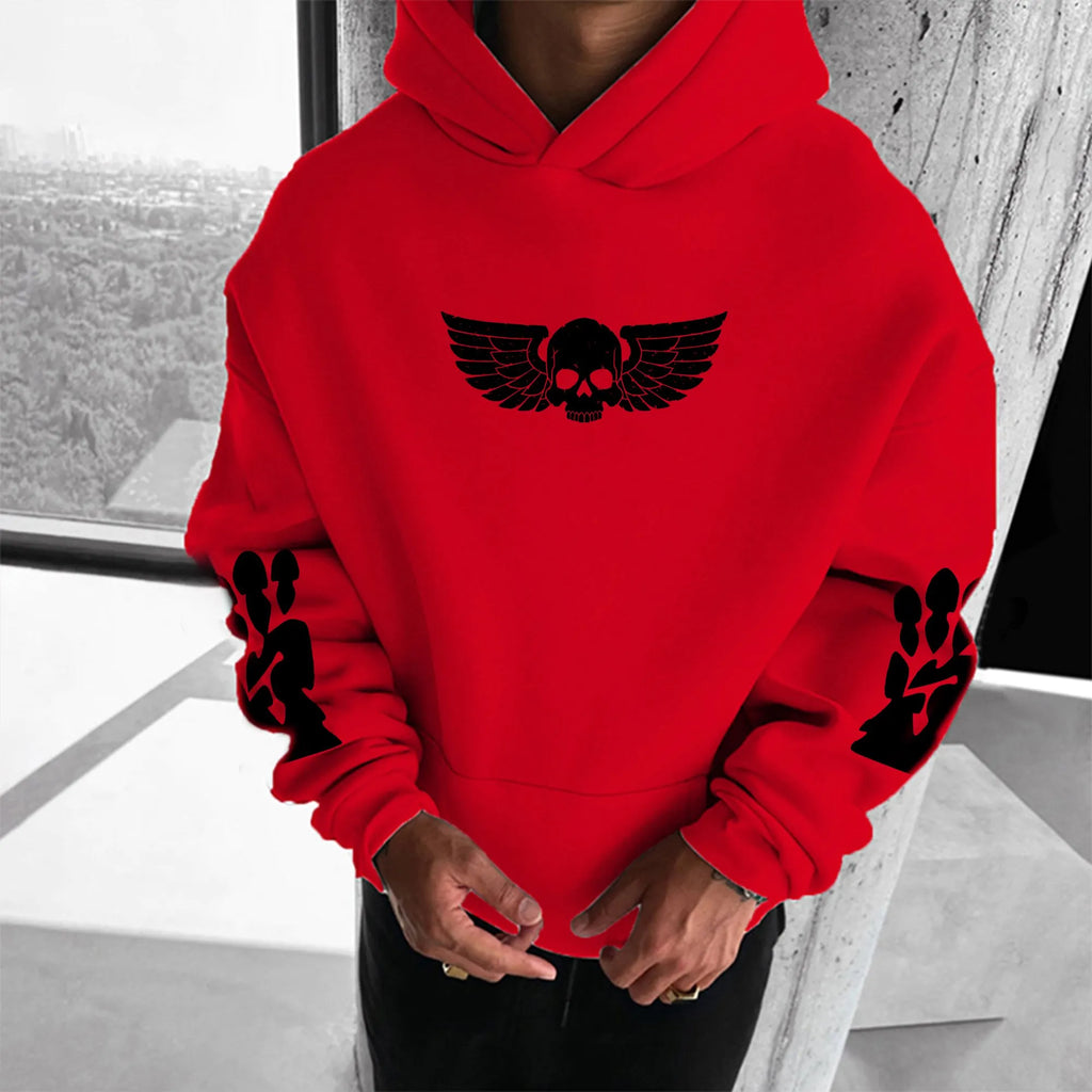 Unisex Anime Graphic Streetwear Vintage Plush Hoodie | WH40K