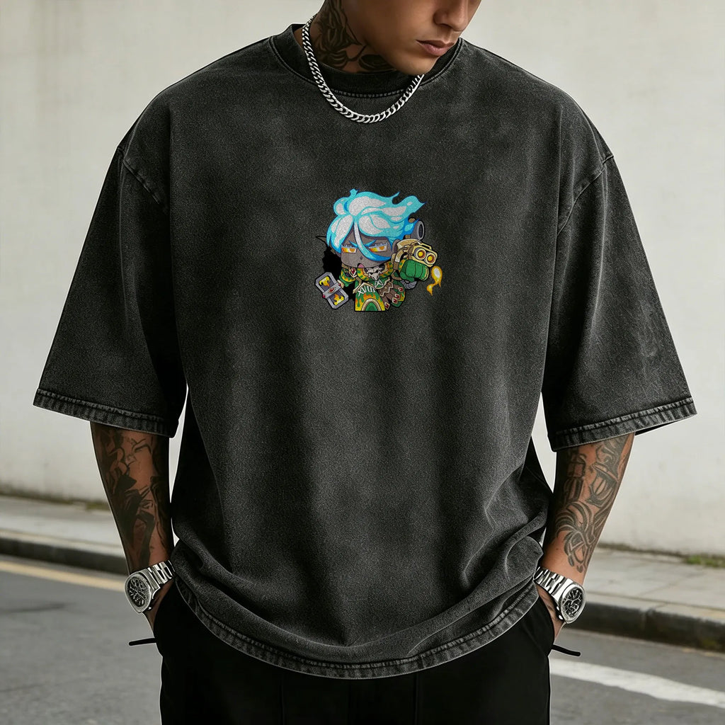 WH40K-Unisex Anime Inspired Vintage Washed T-Shirt
