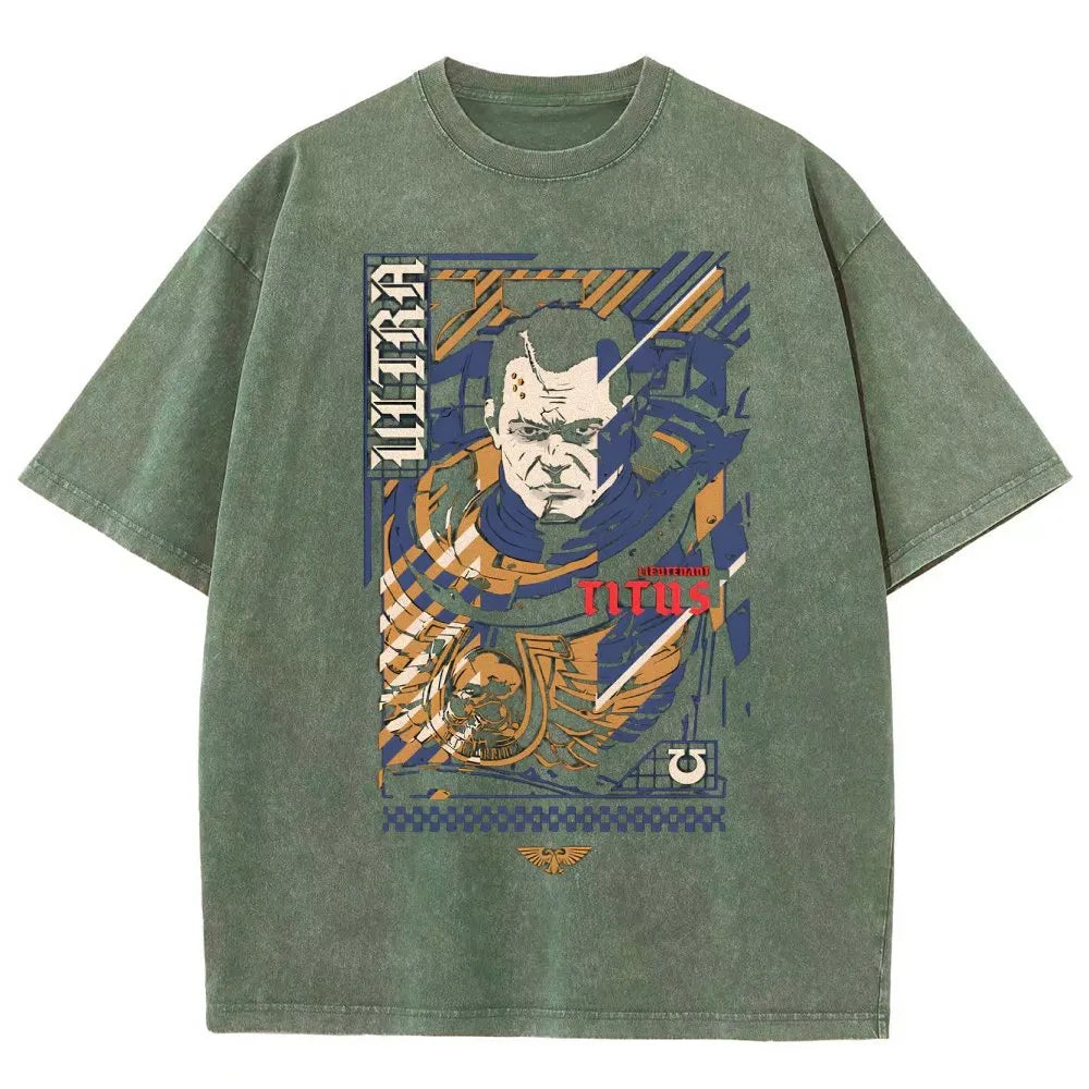 Unisex Fit Washed T-Shirt 丨WH40K