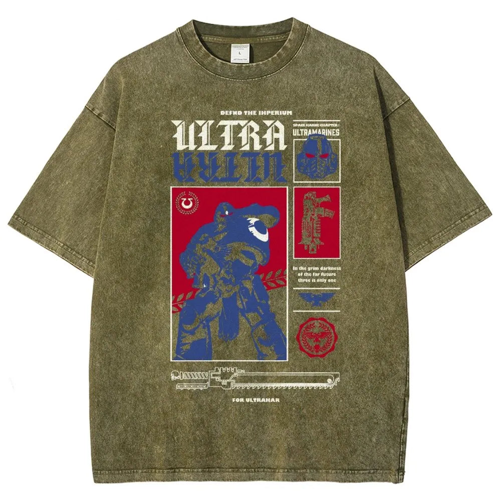Unisex Fit Washed T-Shirt 丨WH40K