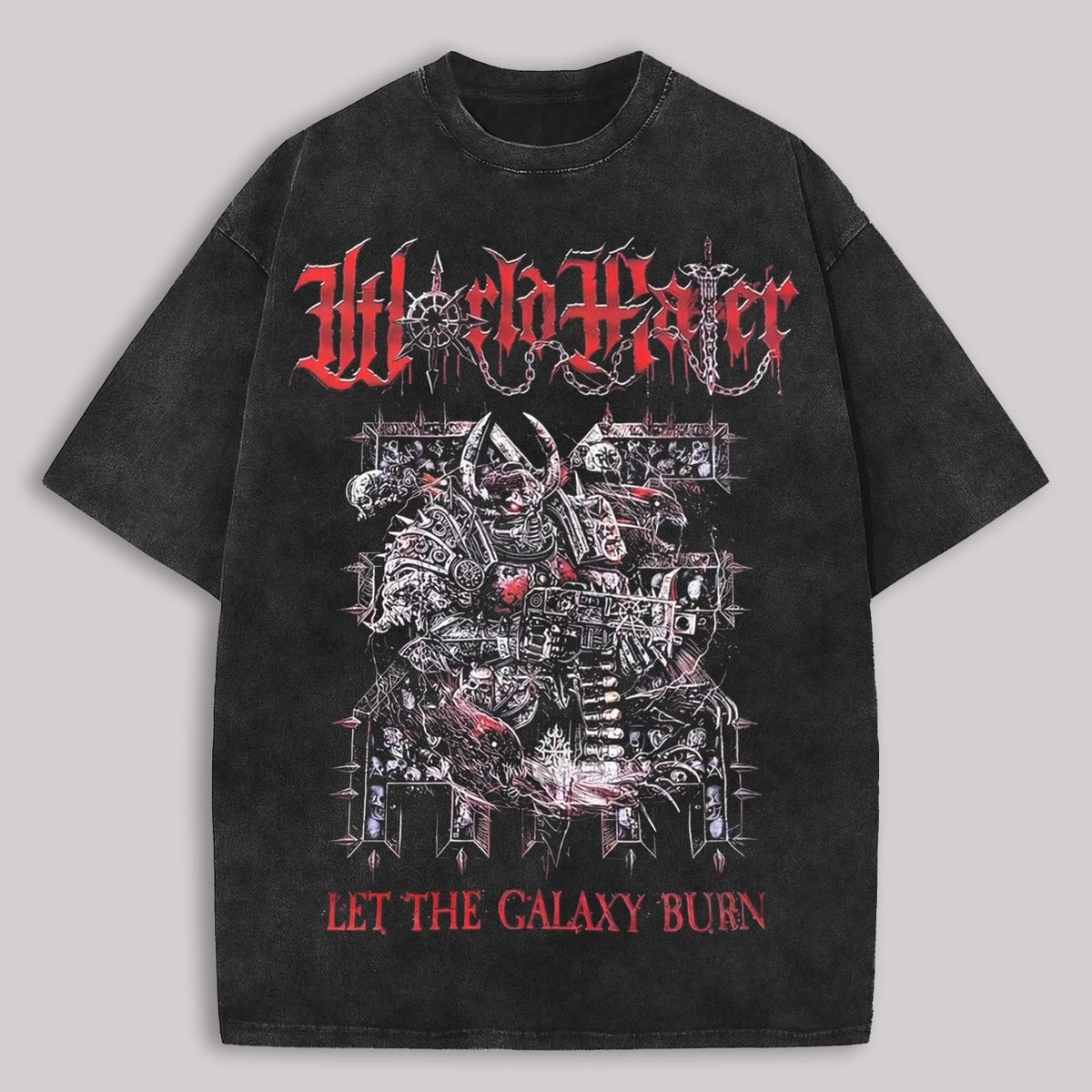 World Eaters WH40K Printed Unisex Washed T-Shirt