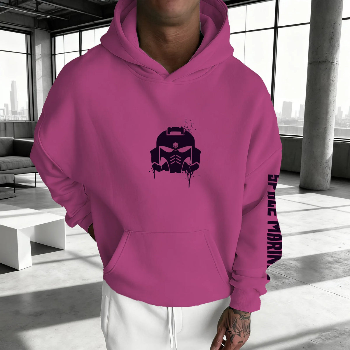 WH40K Game  Streetwear Vintage Plush Hoodie