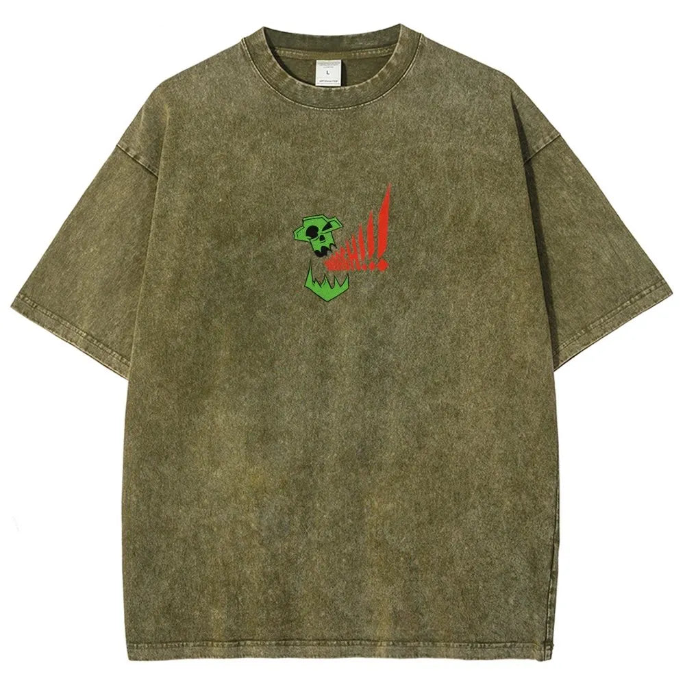 Orks-Unisex Fit Washed T-Shirt丨WH40K