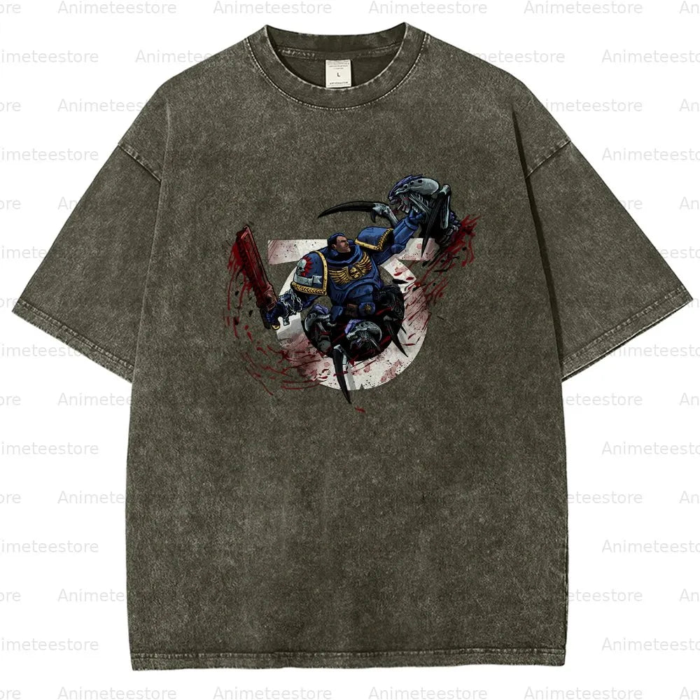 Unisex Fit Washed T-Shirt 丨WH40K