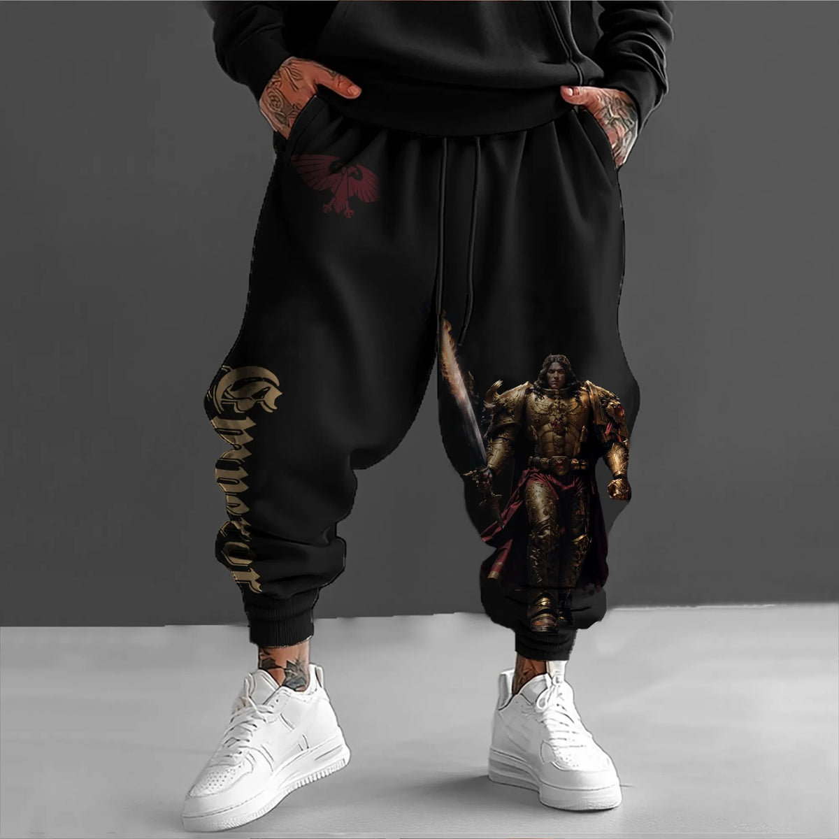 Emperor Of Mankind of WH40K  Art  Casual Streetwear Pants