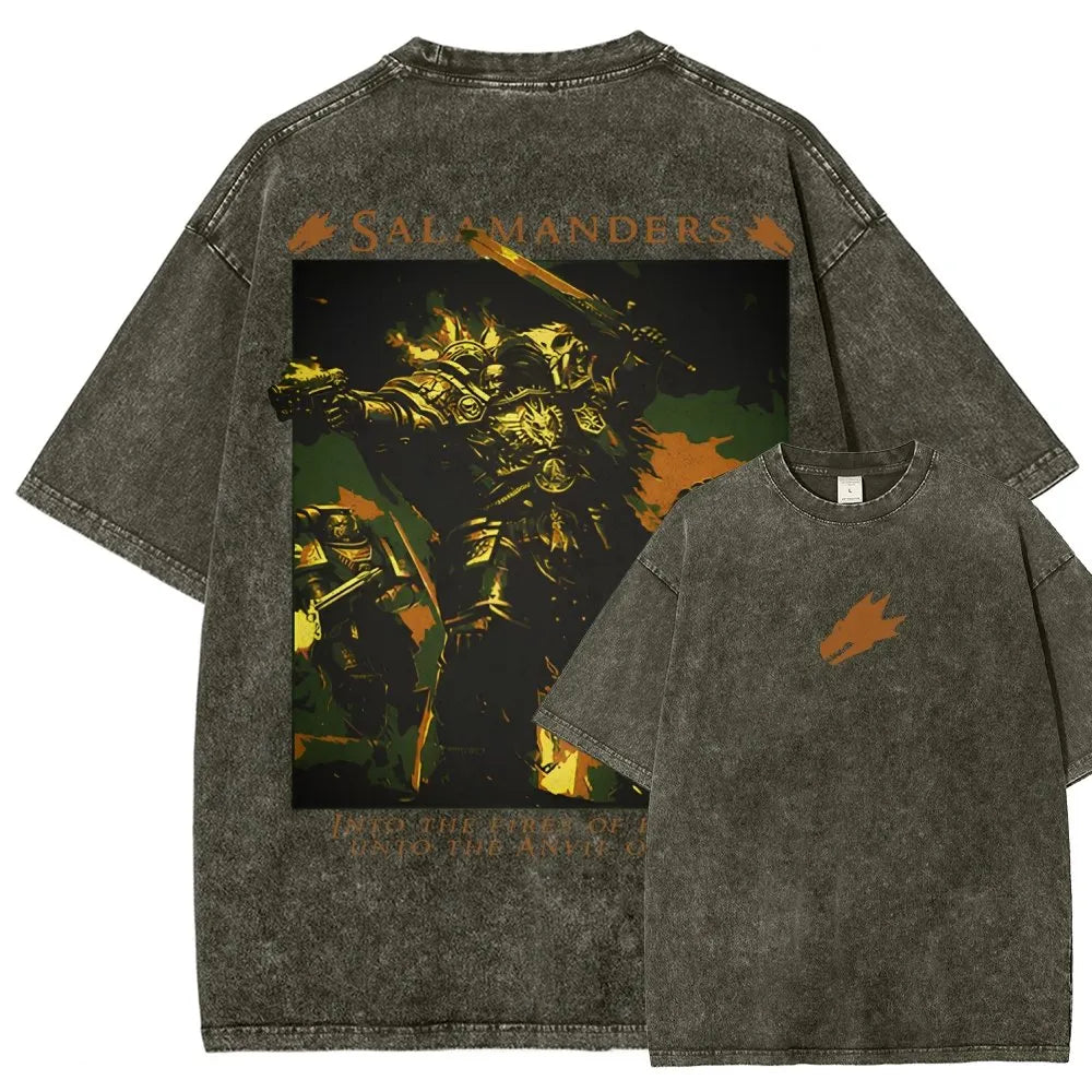 Unisex Fit Washed T-Shirt 丨WH40K