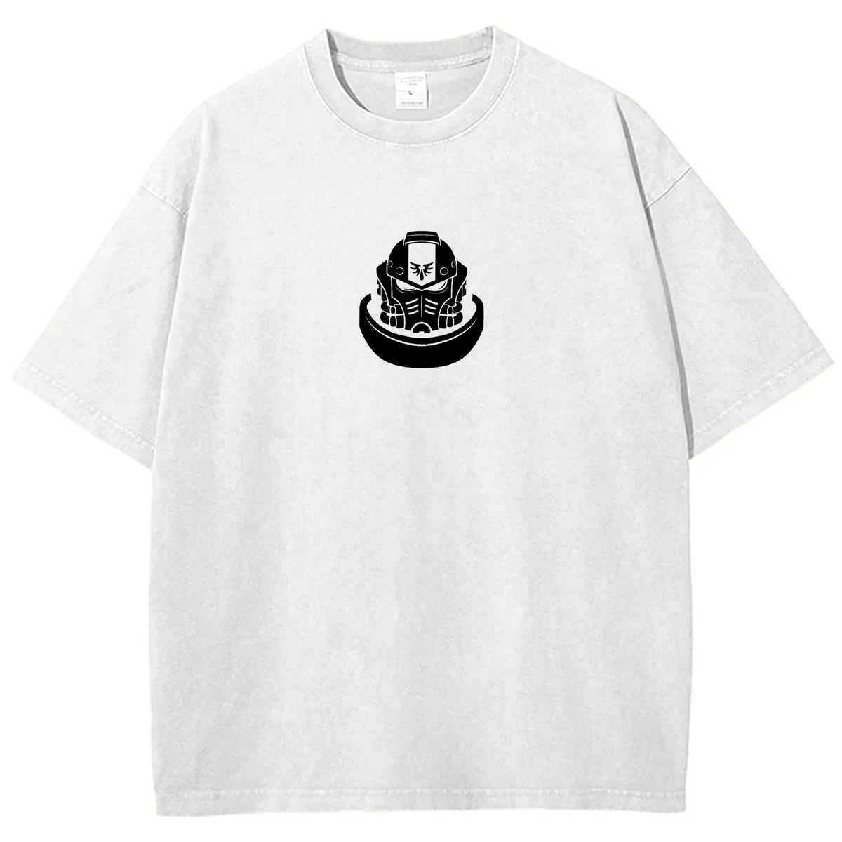Vintage 3D Direct Inkjet Printed Washed Unisex T-Shirt| WH40K Game