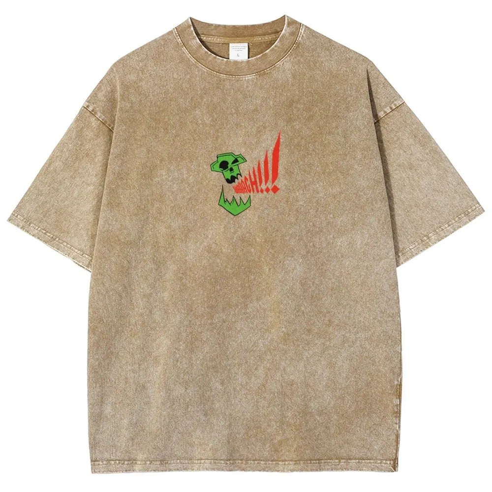 Orks-Unisex Fit Washed T-Shirt丨WH40K