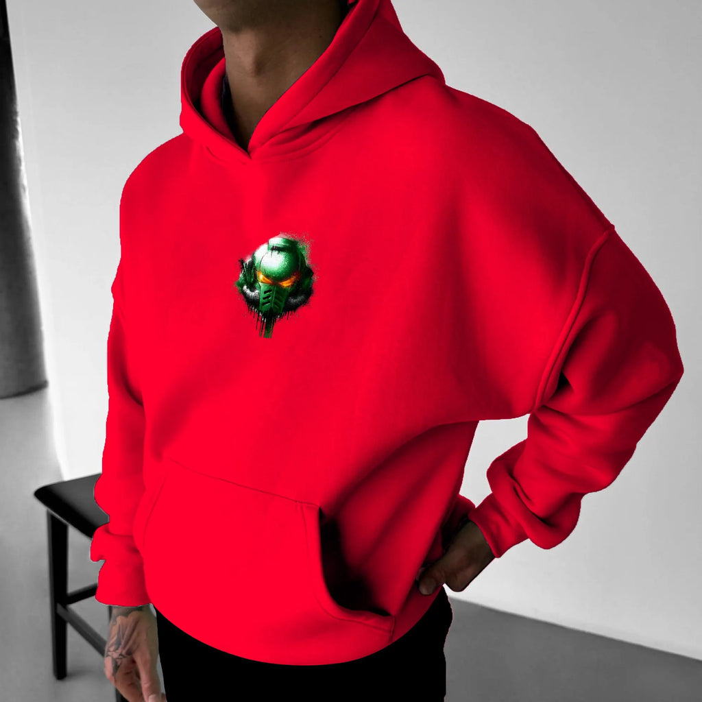 Salamanders-WH40K Game  Streetwear Vintage Plush Hoodie