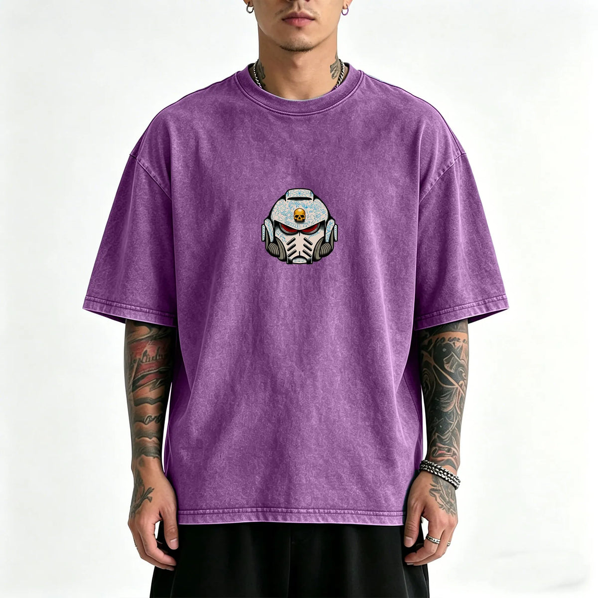 WH40K-Unisex Anime Inspired Vintage Washed T-Shirt
