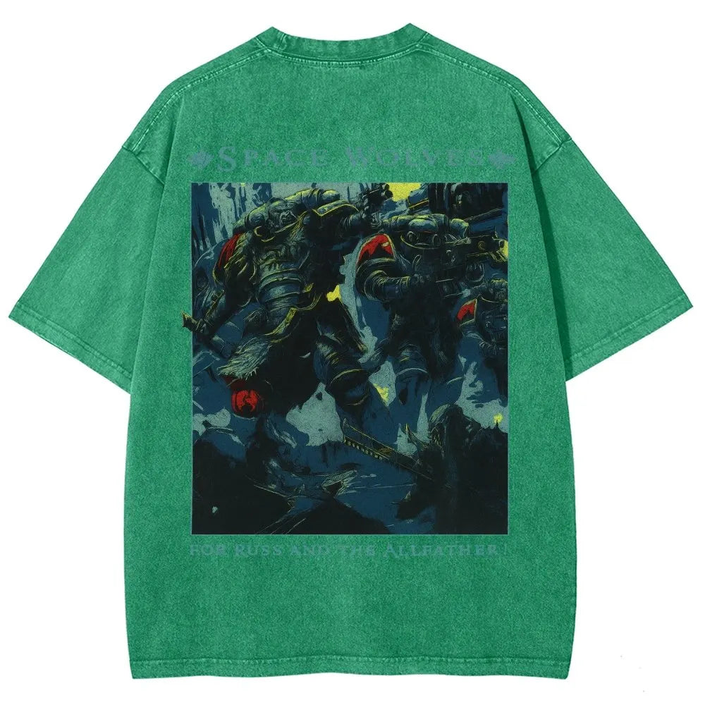 Unisex Fit Washed T-Shirt 丨WH40K