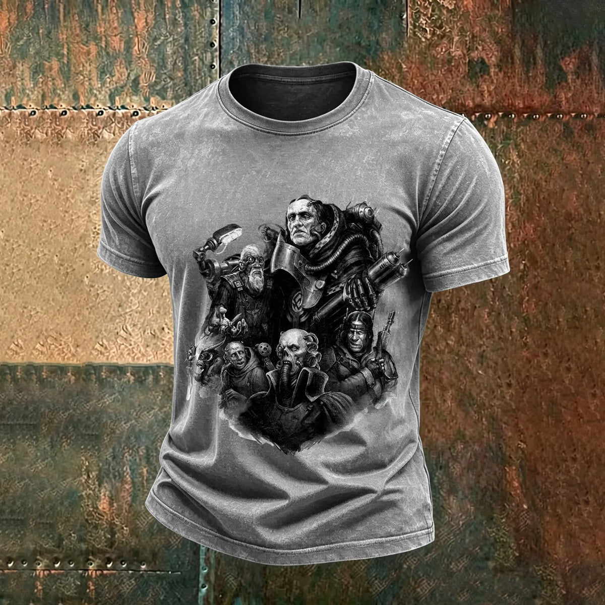 WH40K-Unisex Anime Inspired Vintage Washed T-Shirt