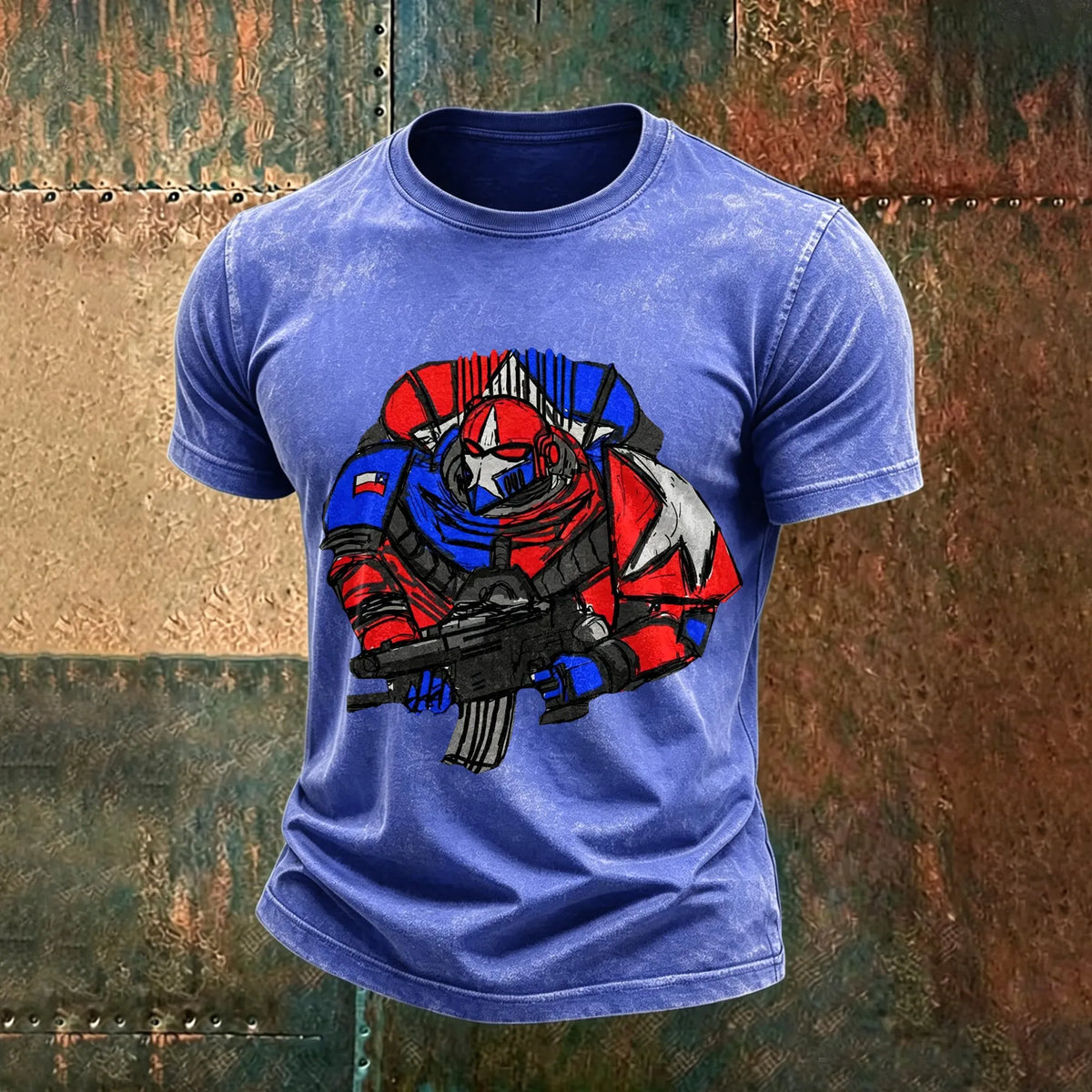 WH40K-Unisex Anime Inspired Vintage Washed T-Shirt